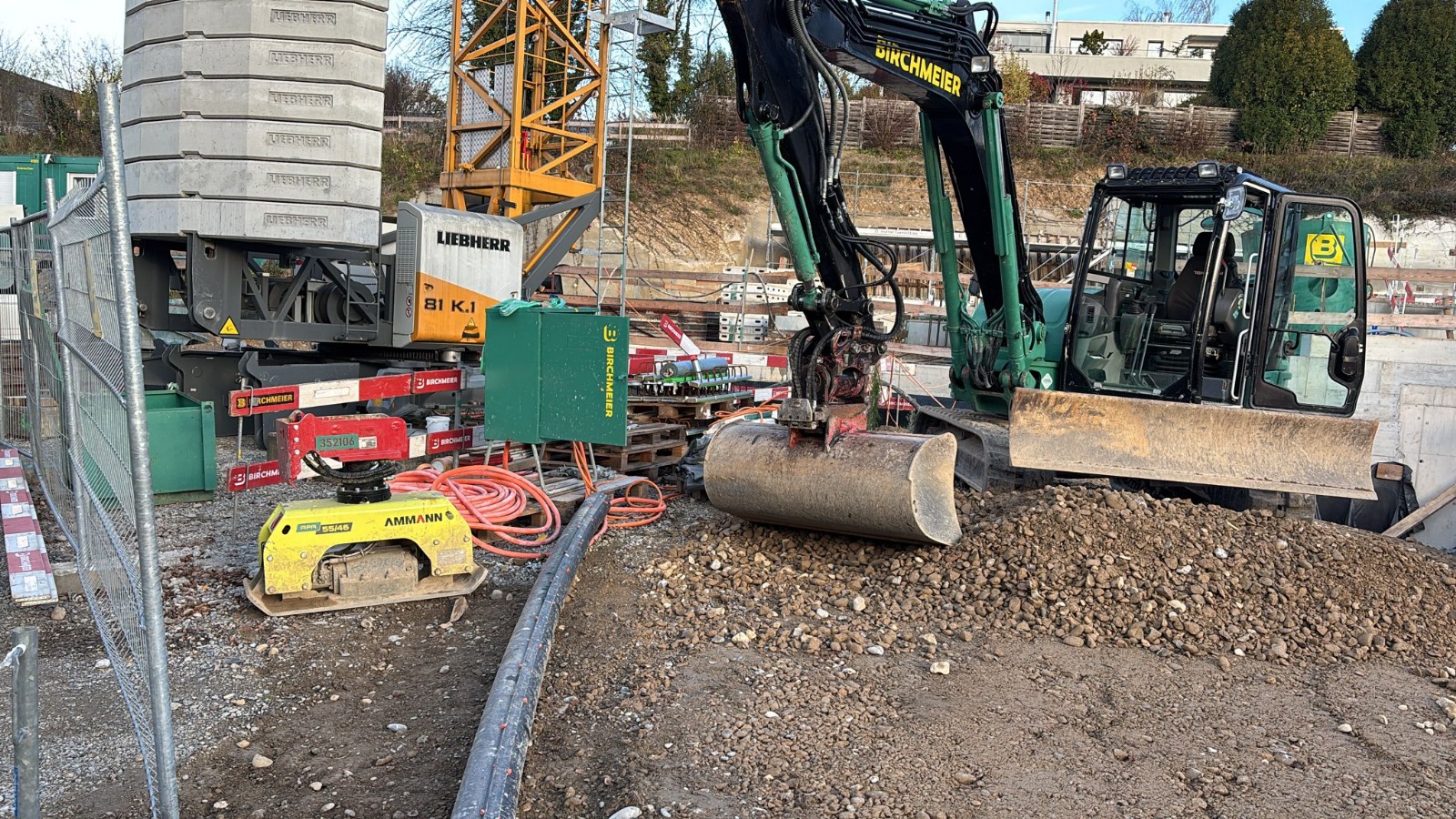 Zukunftstag auf der Baustelle «Drei Giebel»